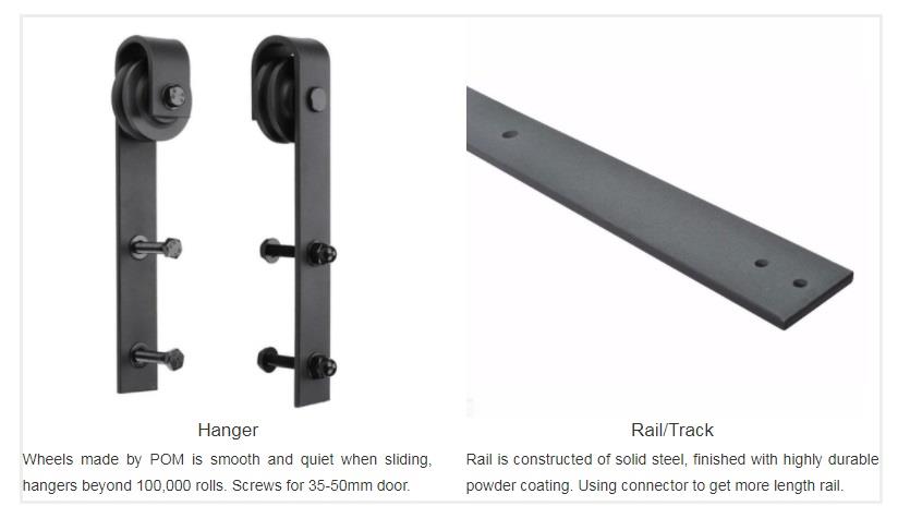 Mini sliding cabinet door hardware