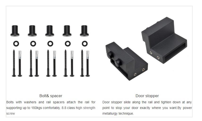 Mini sliding cabinet door hardware