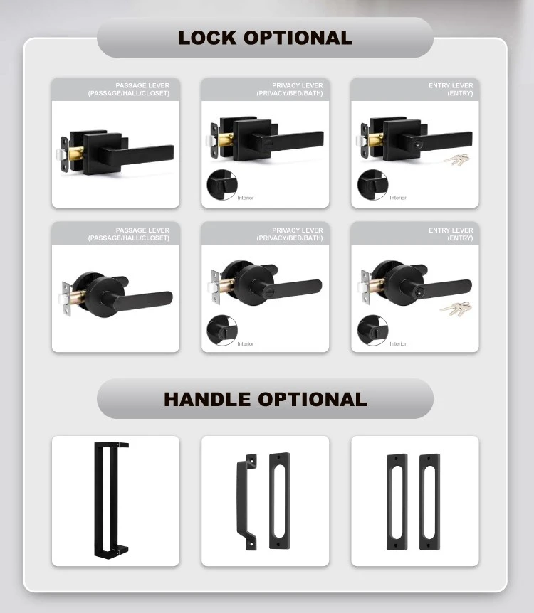 Modern Steel Framed 4 Lites Glass Barn Door With Hardware high quality