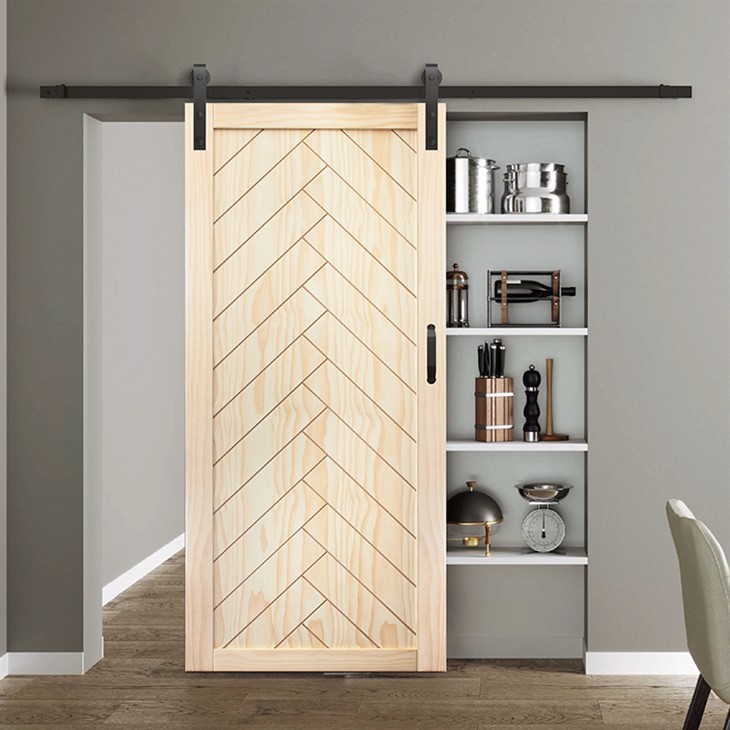 Modern Wood Sliding Doors House Office Villa Interior Room Wooden Barn Door Design
