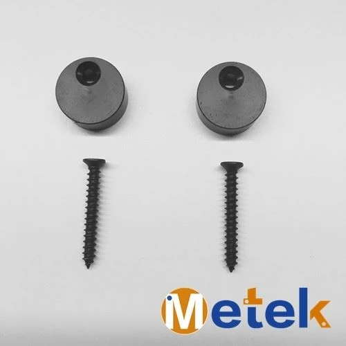 Satin Nickle Face Installed Rail Set