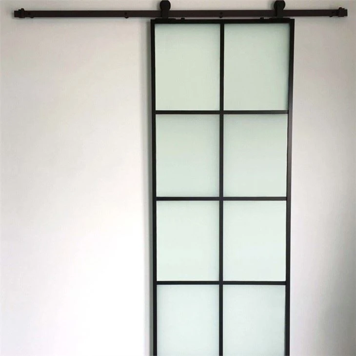 Glass Barn Door With Installation Hardware