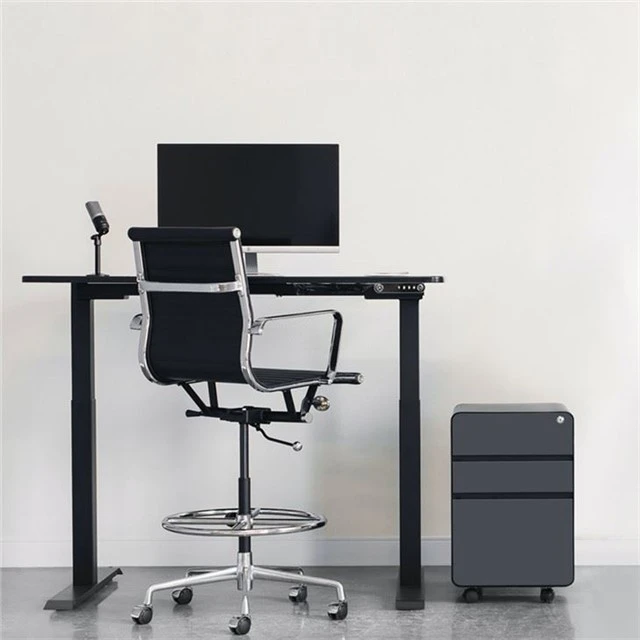 Dual Motor Iron Frame Adjustable Office Desk
